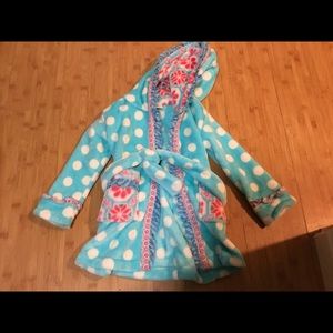 Matilda Jane fleece bathrobe 2T-4T
